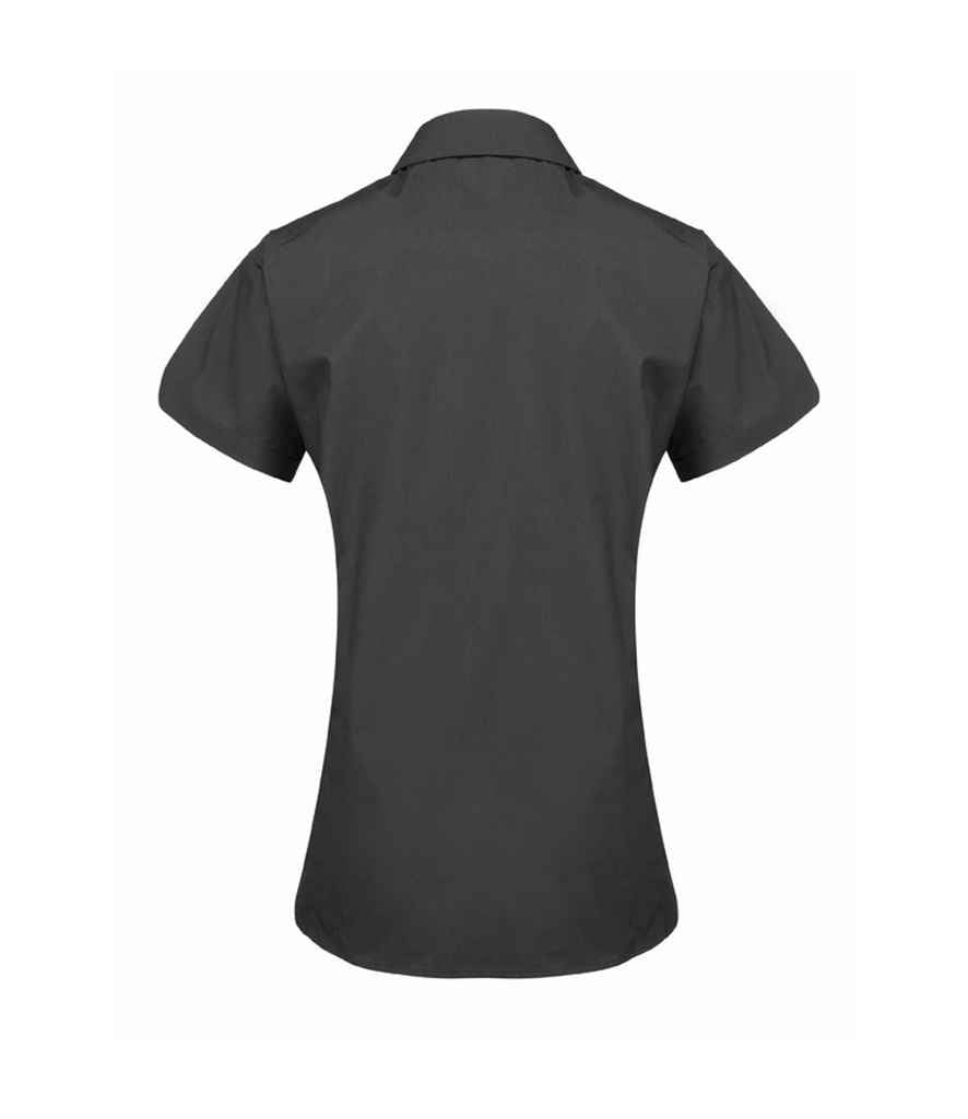 Premier PR309 Black Back - Shirt Ready to be Embroidered and Printed by Custard Workwear - Cheap Personalised and Customised Workwear in Nottinghamshire, Derbyshire and Leicestershire