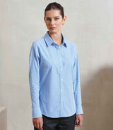 PR320 - Ladies Gingham Long Sleeve Shirt