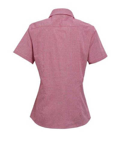 Premier PR321 Red/White Back - Shirt Ready to be Embroidered and Printed by Custard Workwear - Cheap Personalised and Customised Workwear in Nottinghamshire, Derbyshire and Leicestershire