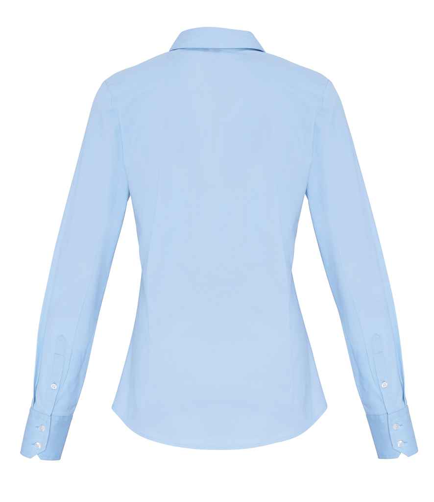 Premier PR344 Pale Blue Back - Shirt Ready to be Embroidered and Printed by Custard Workwear - Cheap Personalised and Customised Workwear in Nottinghamshire, Derbyshire and Leicestershire