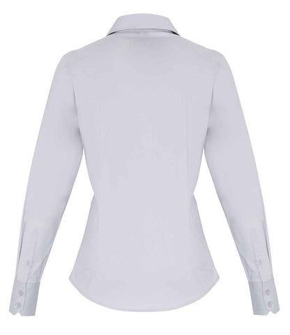 Premier PR344 Silver Back - Shirt Ready to be Embroidered and Printed by Custard Workwear - Cheap Personalised and Customised Workwear in Nottinghamshire, Derbyshire and Leicestershire