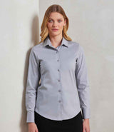 PR344 - Ladies Long Sleeve Stretch Fit Poplin Shirt
