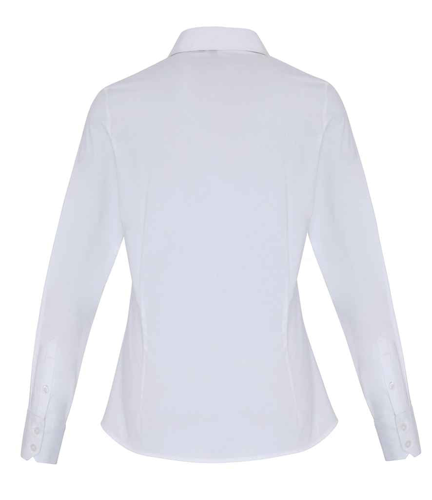 Premier PR344 White Back - Shirt Ready to be Embroidered and Printed by Custard Workwear - Cheap Personalised and Customised Workwear in Nottinghamshire, Derbyshire and Leicestershire