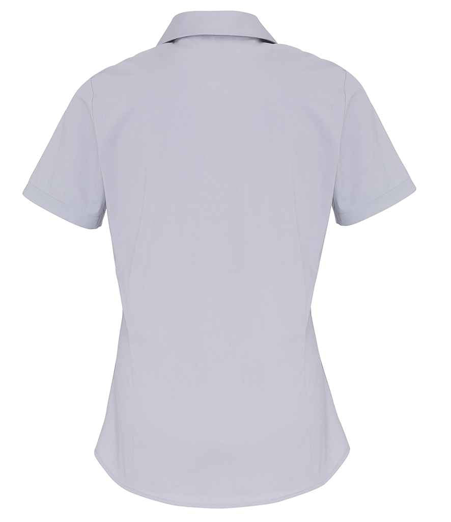 Premier PR346 Silver Back - Shirt Ready to be Embroidered and Printed by Custard Workwear - Cheap Personalised and Customised Workwear in Nottinghamshire, Derbyshire and Leicestershire