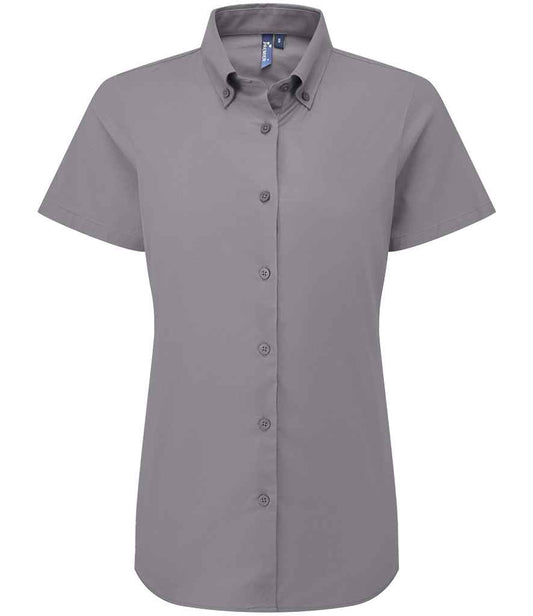 Premier PR386 Steel Front - Shirt Ready to be Embroidered and Printed by Custard Workwear - Cheap Personalised and Customised Workwear in Nottinghamshire, Derbyshire and Leicestershire