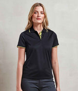 PR619 - Ladies Contrast Coolchecker® Piqué Polo Shirt