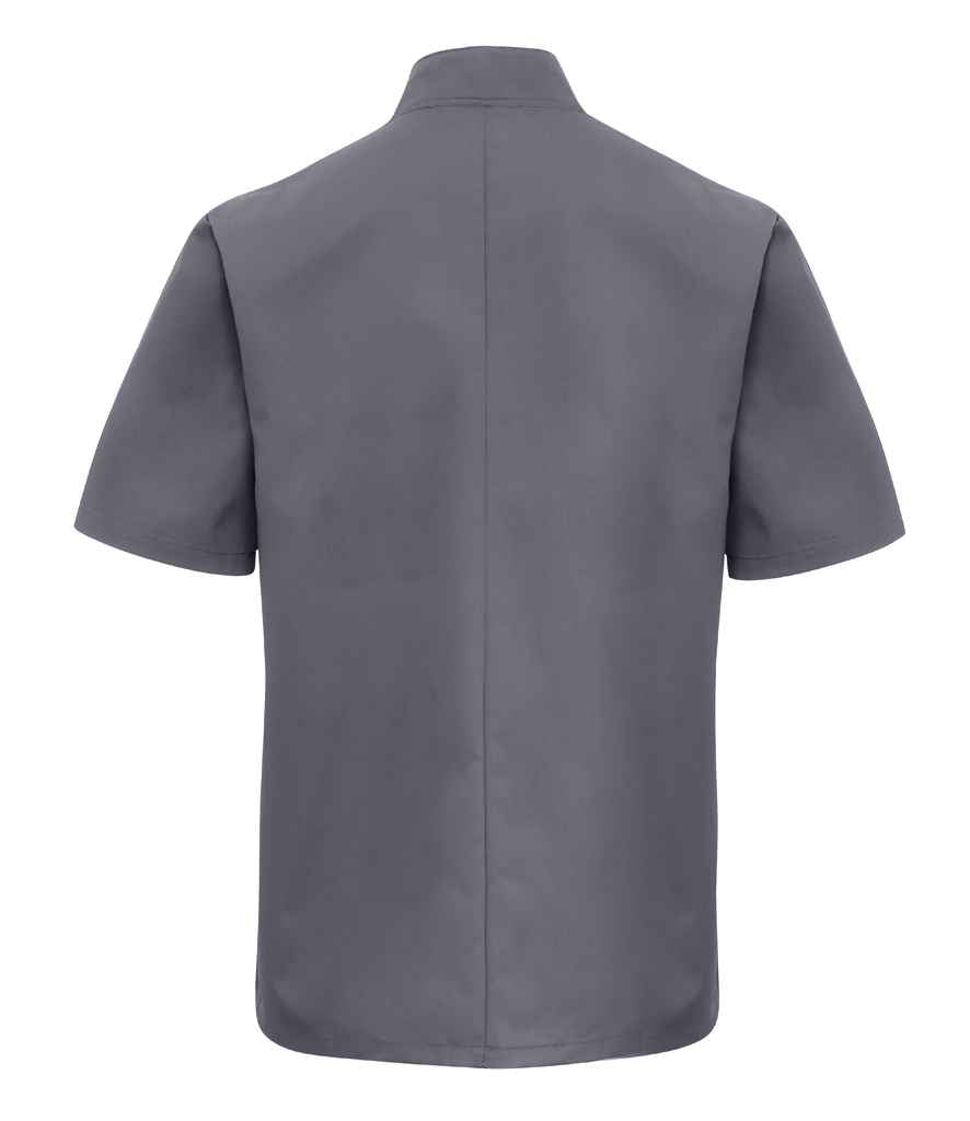 Premier PR656 Steel Back - Tunic Ready to be Embroidered and Printed by Custard Workwear - Cheap Personalised and Customised Workwear in Nottinghamshire, Derbyshire and Leicestershire