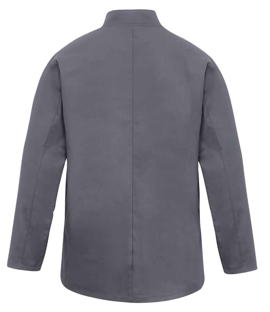 Premier PR657 Steel Back - Tunic Ready to be Embroidered and Printed by Custard Workwear - Cheap Personalised and Customised Workwear in Nottinghamshire, Derbyshire and Leicestershire