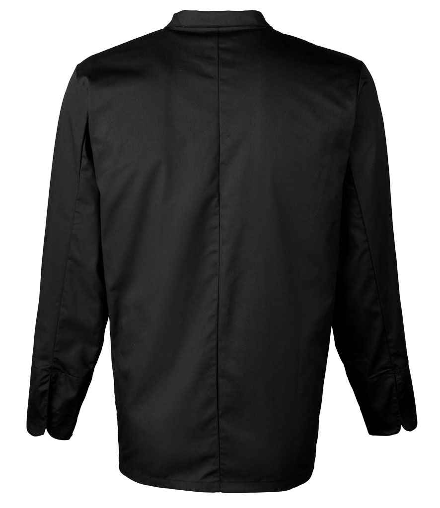 Premier PR661 Black Back - Tunic Ready to be Embroidered and Printed by Custard Workwear - Cheap Personalised and Customised Workwear in Nottinghamshire, Derbyshire and Leicestershire