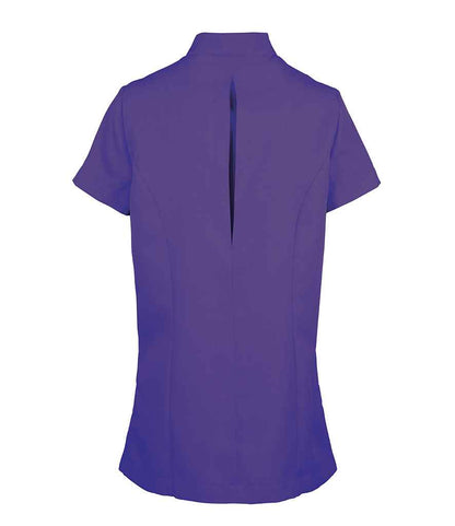 Premier PR682 Purple Back - Tunic Ready to be Embroidered and Printed by Custard Workwear - Cheap Personalised and Customised Workwear in Nottinghamshire, Derbyshire and Leicestershire