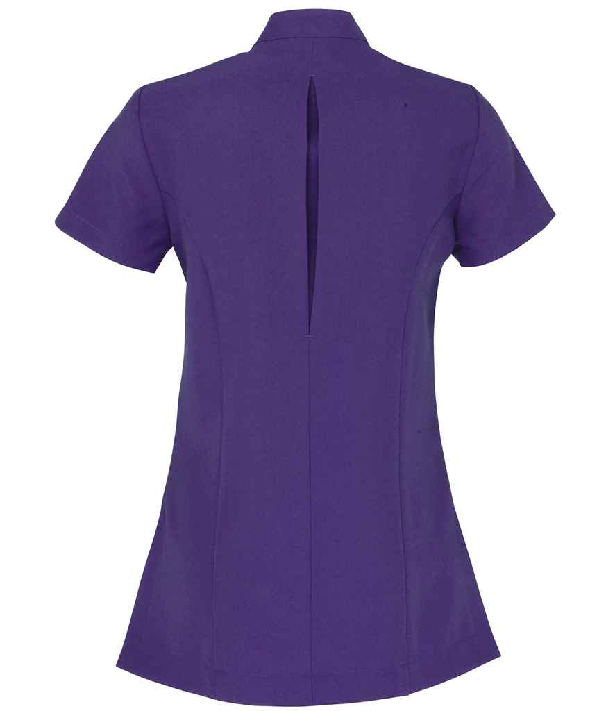 Premier PR683 Purple Back - Tunic Ready to be Embroidered and Printed by Custard Workwear - Cheap Personalised and Customised Workwear in Nottinghamshire, Derbyshire and Leicestershire