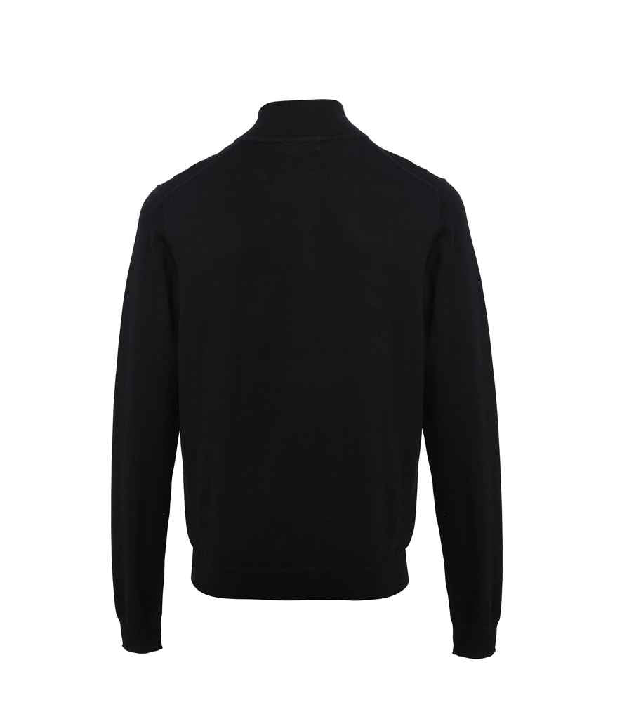 Premier PR695 Black Back - Jumper Ready to be Embroidered by Custard Workwear - Cheap Personalised and Customised Workwear in Nottinghamshire, Derbyshire and Leicestershire