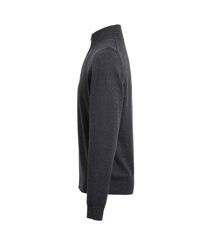 Premier PR695 Charcoal Left - Jumper Ready to be Embroidered by Custard Workwear - Cheap Personalised and Customised Workwear in Nottinghamshire, Derbyshire and Leicestershire