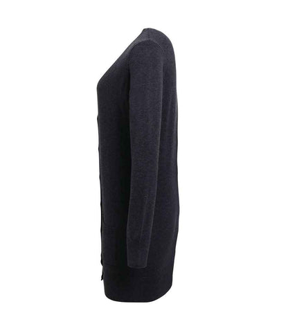 Premier PR698 Charcoal Left - Cardigan Ready to be Embroidered by Custard Workwear - Cheap Personalised and Customised Workwear in Nottinghamshire, Derbyshire and Leicestershire