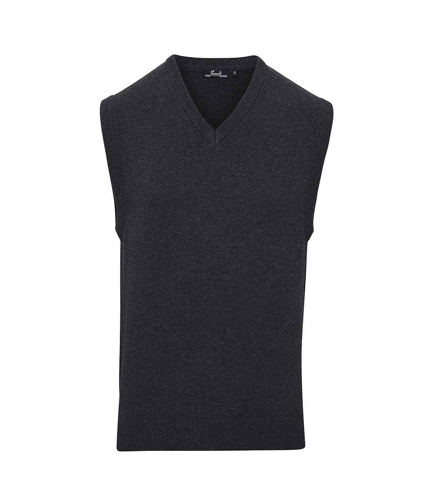 Premier PR699 Charcoal Front - Jumper Ready to be Embroidered by Custard Workwear - Cheap Personalised and Customised Workwear in Nottinghamshire, Derbyshire and Leicestershire