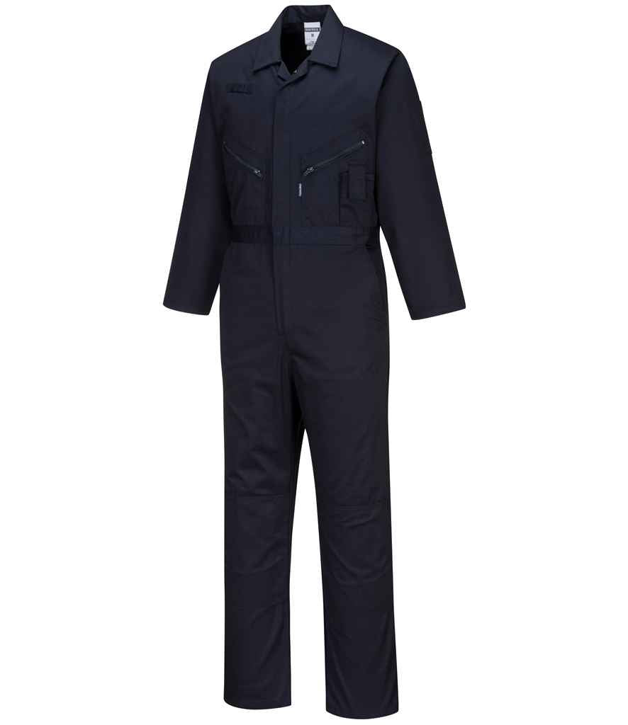 Portwest PW1210 Dark Navy Front -  Ready to be Embroidered and Printed by Custard Workwear - Cheap Personalised and Customised Workwear in Nottinghamshire, Derbyshire and Leicestershire