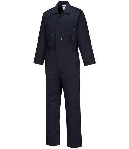 Portwest PW1210 Dark Navy Front -  Ready to be Embroidered and Printed by Custard Workwear - Cheap Personalised and Customised Workwear in Nottinghamshire, Derbyshire and Leicestershire