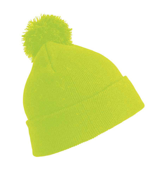 Result RC028 Fluorescent Yellow Front -  Ready to be Embroidered by Custard Workwear - Cheap Personalised and Customised Workwear in Nottinghamshire, Derbyshire and Leicestershire