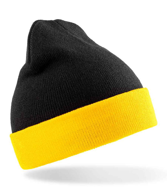 Result RC930 Black/Yellow Front -  Ready to be Embroidered by Custard Workwear - Cheap Personalised and Customised Workwear in Nottinghamshire, Derbyshire and Leicestershire