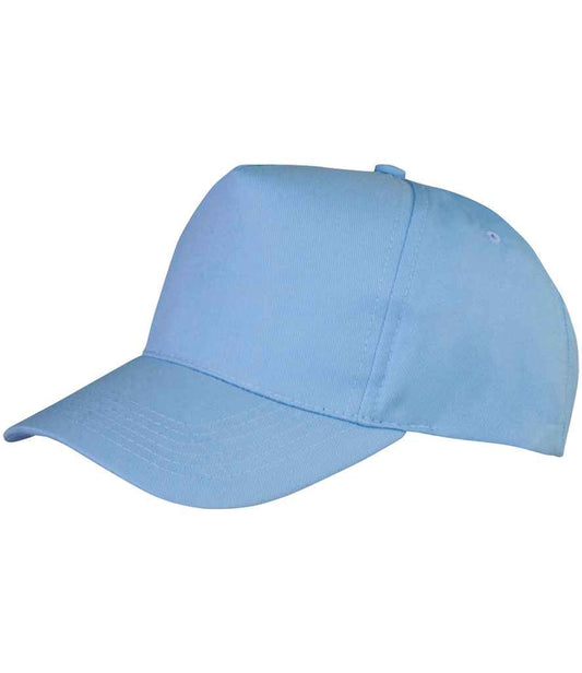 Result RC984B Sky Blue Front -  Ready to be Printed by Custard Workwear - Cheap Personalised and Customised Workwear in Nottinghamshire, Derbyshire and Leicestershire
