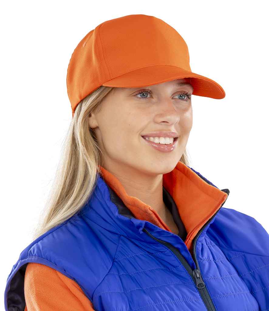 Result RC984 Orange Model -  Ready to be Printed by Custard Workwear - Cheap Personalised and Customised Workwear in Nottinghamshire, Derbyshire and Leicestershire