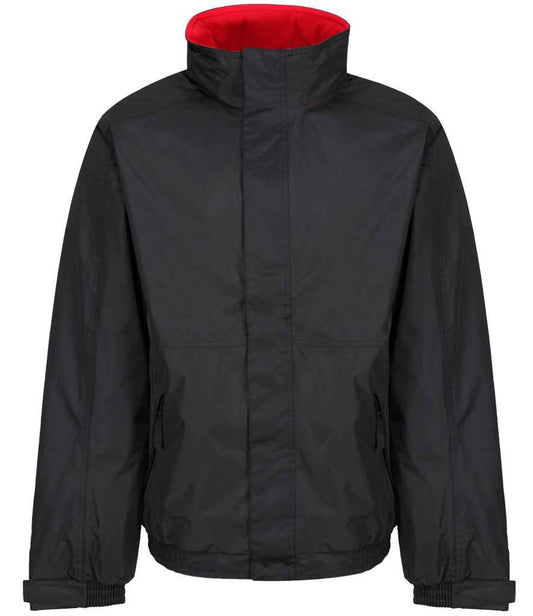 Regatta Professional RG045 Black/Red Front - Jacket Ready to be Embroidered and Printed by Custard Workwear - Cheap Personalised and Customised Workwear in Nottinghamshire, Derbyshire and Leicestershire