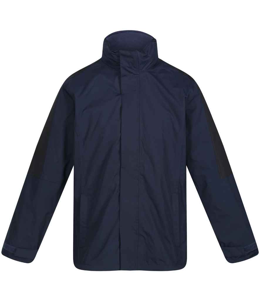 Regatta Professional RG085 Navy/Black Front - Jacket Ready to be Embroidered and Printed by Custard Workwear - Cheap Personalised and Customised Workwear in Nottinghamshire, Derbyshire and Leicestershire