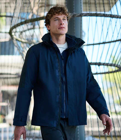 Regatta Professional RG085 Navy/Black Model - Jacket Ready to be Embroidered and Printed by Custard Workwear - Cheap Personalised and Customised Workwear in Nottinghamshire, Derbyshire and Leicestershire