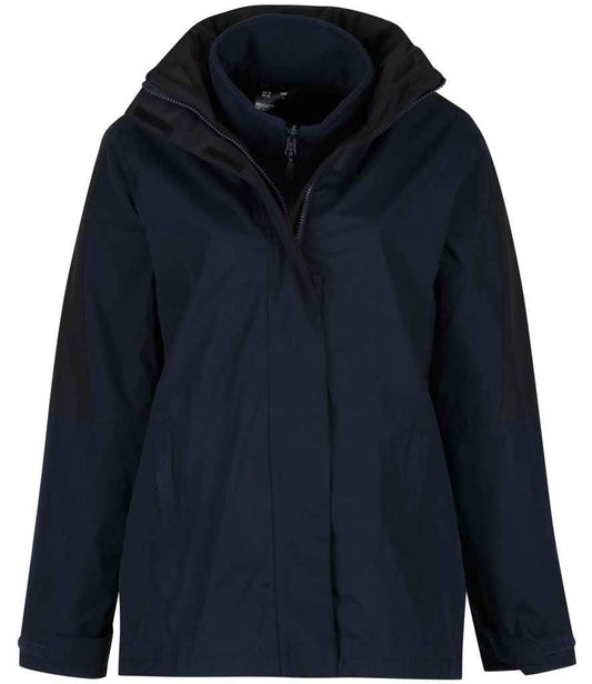 Regatta Professional RG086 Navy/Black Front - Jacket Ready to be Embroidered and Printed by Custard Workwear - Cheap Personalised and Customised Workwear in Nottinghamshire, Derbyshire and Leicestershire
