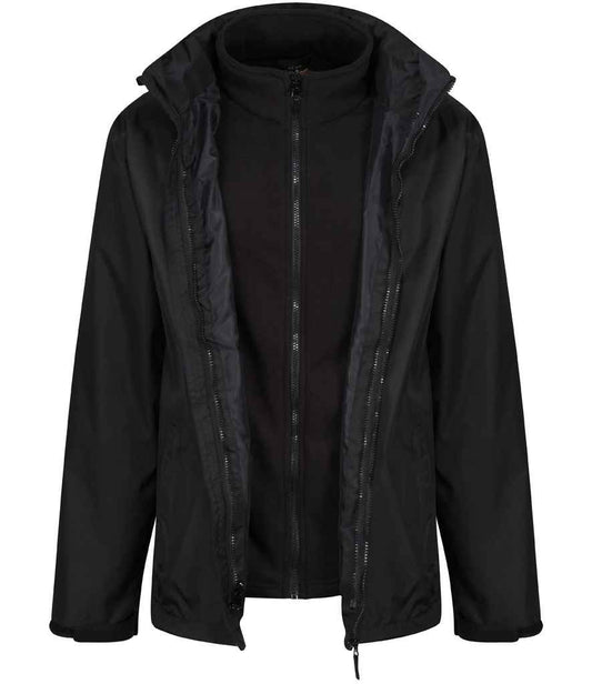 Regatta Professional RG095 Black Front - Jacket Ready to be Embroidered and Printed by Custard Workwear - Cheap Personalised and Customised Workwear in Nottinghamshire, Derbyshire and Leicestershire