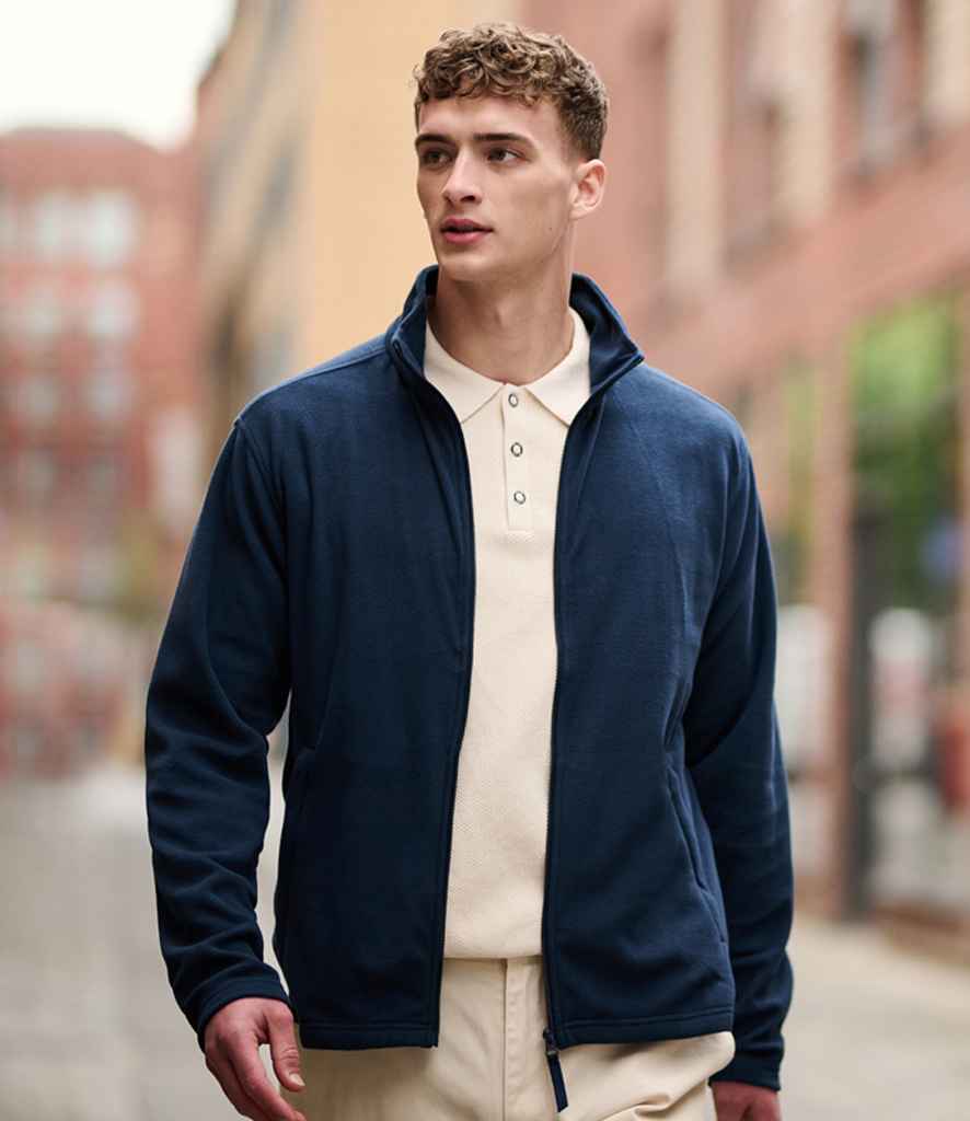 Regatta Professional RG117 Dark Navy Model - Fleece Ready to be Embroidered by Custard Workwear - Cheap Personalised and Customised Workwear in Nottinghamshire, Derbyshire and Leicestershire