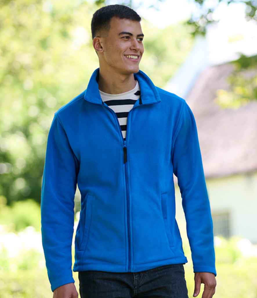 Regatta Professional RG138 Oxford Blue Model - Fleece Ready to be Embroidered by Custard Workwear - Cheap Personalised and Customised Workwear in Nottinghamshire, Derbyshire and Leicestershire
