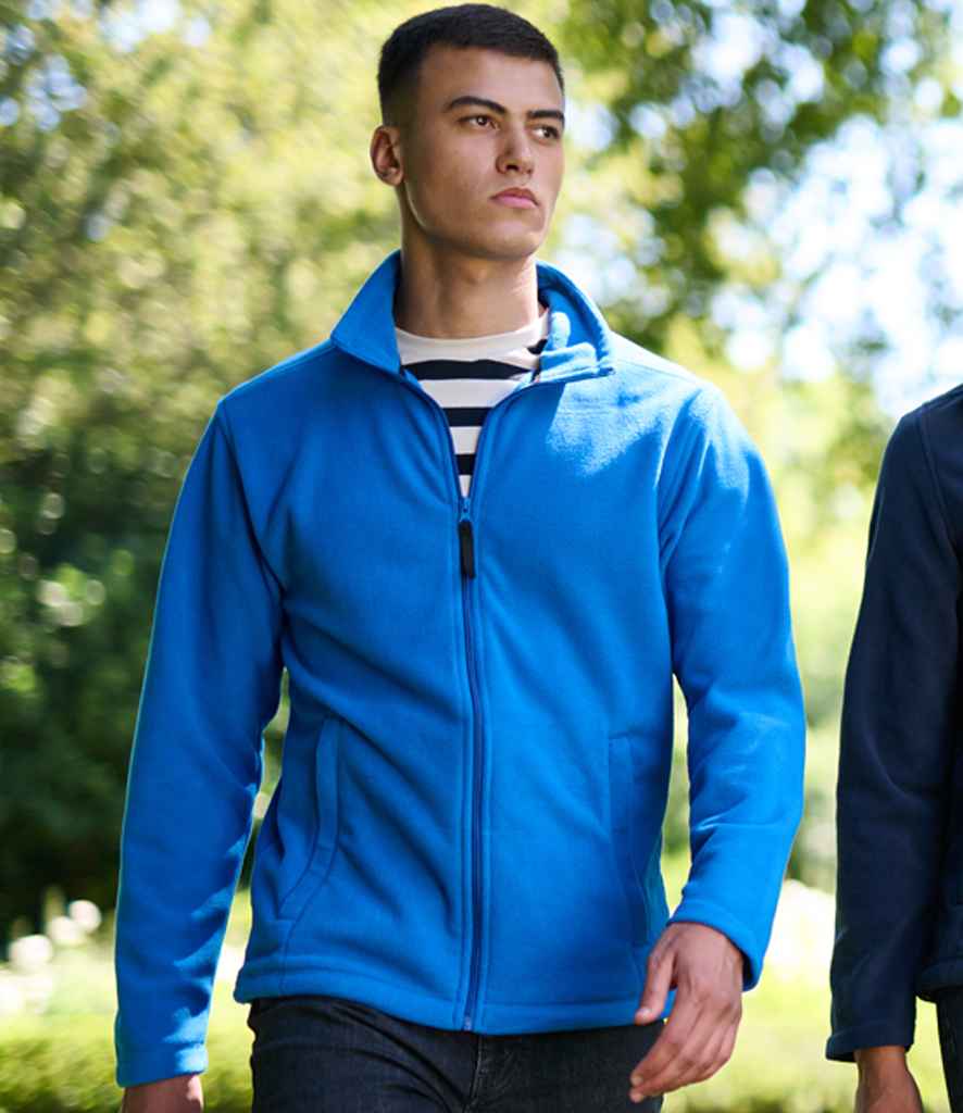 Regatta Professional RG138 Oxford Blue Model - Fleece Ready to be Embroidered by Custard Workwear - Cheap Personalised and Customised Workwear in Nottinghamshire, Derbyshire and Leicestershire