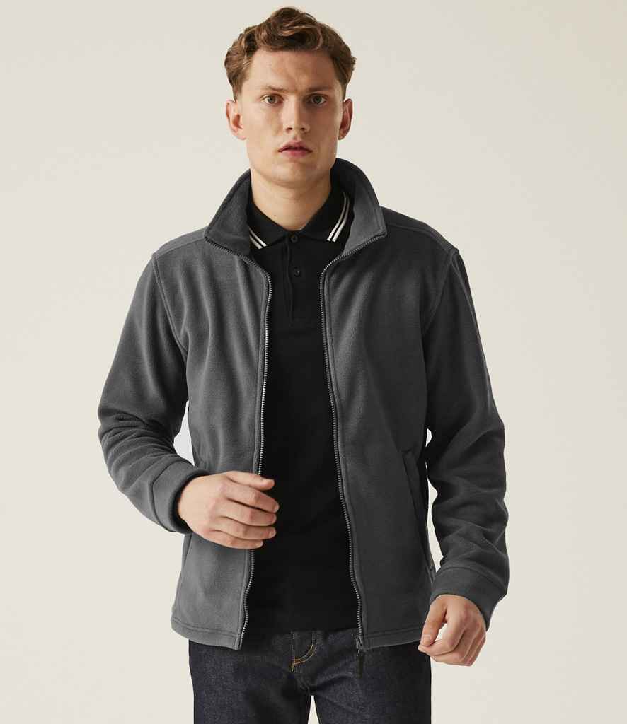 Regatta Professional RG142 Seal Grey Model - Fleece Ready to be Embroidered by Custard Workwear - Cheap Personalised and Customised Workwear in Nottinghamshire, Derbyshire and Leicestershire