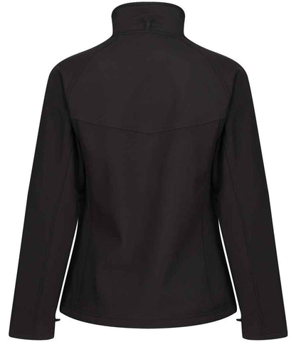 Regatta Professional RG151 Black/Black Lining Back - Soft Shell Ready to be Embroidered and Printed by Custard Workwear - Cheap Personalised and Customised Workwear in Nottinghamshire, Derbyshire and Leicestershire