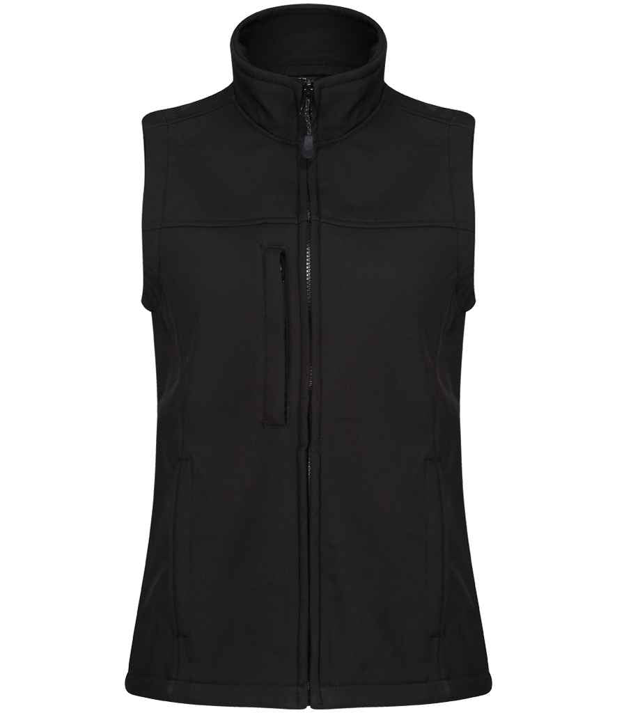 Regatta Professional RG155 Black/Black Front - Bodywarmer Ready to be Embroidered and Printed by Custard Workwear - Cheap Personalised and Customised Workwear in Nottinghamshire, Derbyshire and Leicestershire