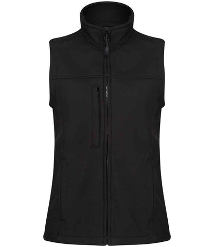 Regatta Professional RG155 Black/Black Front - Bodywarmer Ready to be Embroidered and Printed by Custard Workwear - Cheap Personalised and Customised Workwear in Nottinghamshire, Derbyshire and Leicestershire