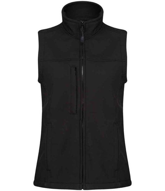 Regatta Professional RG155 Black/Black Front - Bodywarmer Ready to be Embroidered and Printed by Custard Workwear - Cheap Personalised and Customised Workwear in Nottinghamshire, Derbyshire and Leicestershire