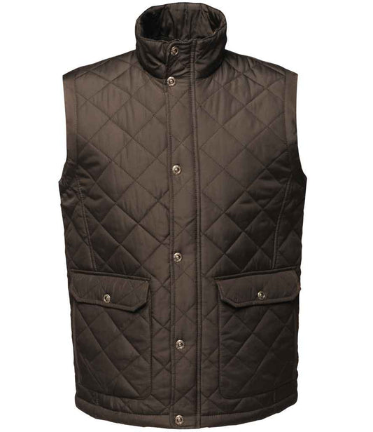 Regatta Professional RG187 Black Front - Bodywarmer Ready to be Embroidered by Custard Workwear - Cheap Personalised and Customised Workwear in Nottinghamshire, Derbyshire and Leicestershire