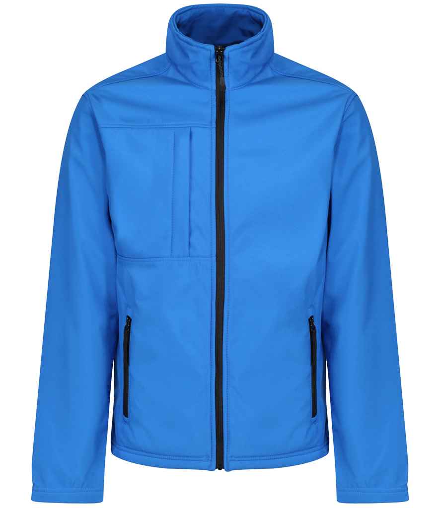 Regatta Professional RG191 Oxford Blue/Black Front - Soft Shell Ready to be Embroidered and Printed by Custard Workwear - Cheap Personalised and Customised Workwear in Nottinghamshire, Derbyshire and Leicestershire