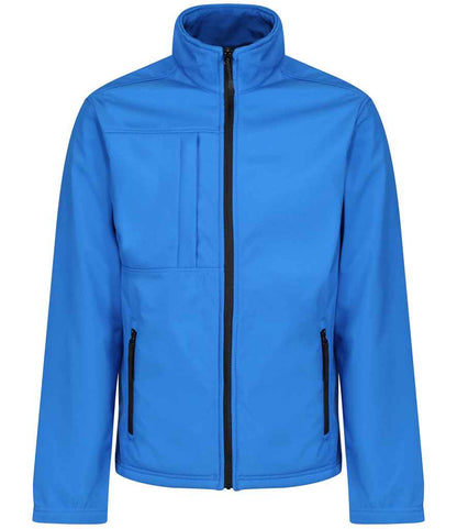 Regatta Professional RG191 Oxford Blue/Black Front - Soft Shell Ready to be Embroidered and Printed by Custard Workwear - Cheap Personalised and Customised Workwear in Nottinghamshire, Derbyshire and Leicestershire