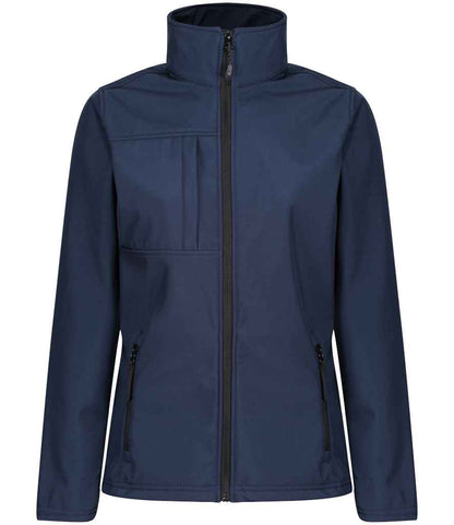 Regatta Professional RG192 Navy/Seal Grey Front - Soft Shell Ready to be Embroidered and Printed by Custard Workwear - Cheap Personalised and Customised Workwear in Nottinghamshire, Derbyshire and Leicestershire