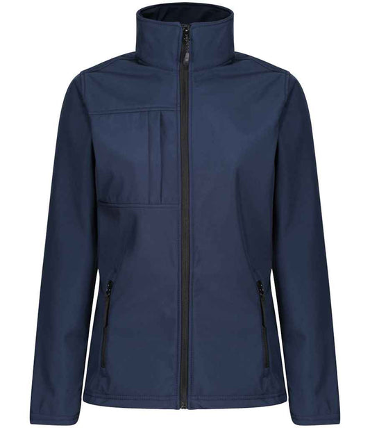 Regatta Professional RG192 Navy/Seal Grey Front - Soft Shell Ready to be Embroidered and Printed by Custard Workwear - Cheap Personalised and Customised Workwear in Nottinghamshire, Derbyshire and Leicestershire