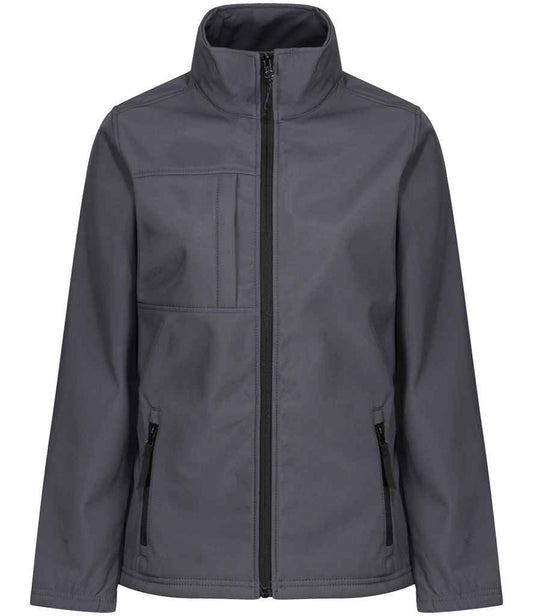 Regatta Professional RG192 Seal Grey/Black Front - Soft Shell Ready to be Embroidered and Printed by Custard Workwear - Cheap Personalised and Customised Workwear in Nottinghamshire, Derbyshire and Leicestershire