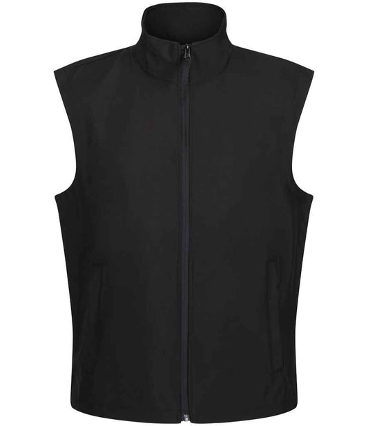 Regatta Professional RG193 Black Front - Bodywarmer Ready to be Embroidered and Printed by Custard Workwear - Cheap Personalised and Customised Workwear in Nottinghamshire, Derbyshire and Leicestershire