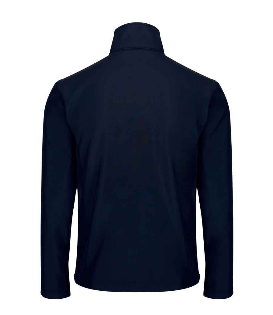 Regatta Honestly Made RG2000 Navy Back - Soft Shell Ready to be Embroidered and Printed by Custard Workwear - Cheap Personalised and Customised Workwear in Nottinghamshire, Derbyshire and Leicestershire