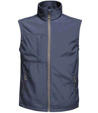 Regatta Professional RG215 Navy/Seal Grey Front - Bodywarmer Ready to be Embroidered and Printed by Custard Workwear - Cheap Personalised and Customised Workwear in Nottinghamshire, Derbyshire and Leicestershire