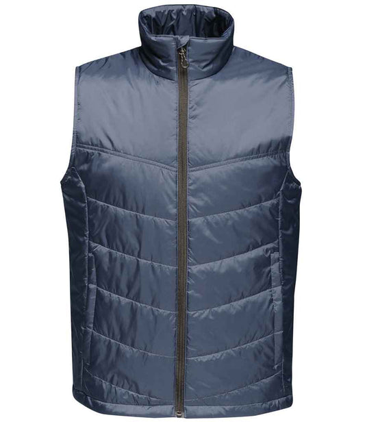 Regatta Professional RG217 Navy Front - Bodywarmer Ready to be Embroidered and Printed by Custard Workwear - Cheap Personalised and Customised Workwear in Nottinghamshire, Derbyshire and Leicestershire