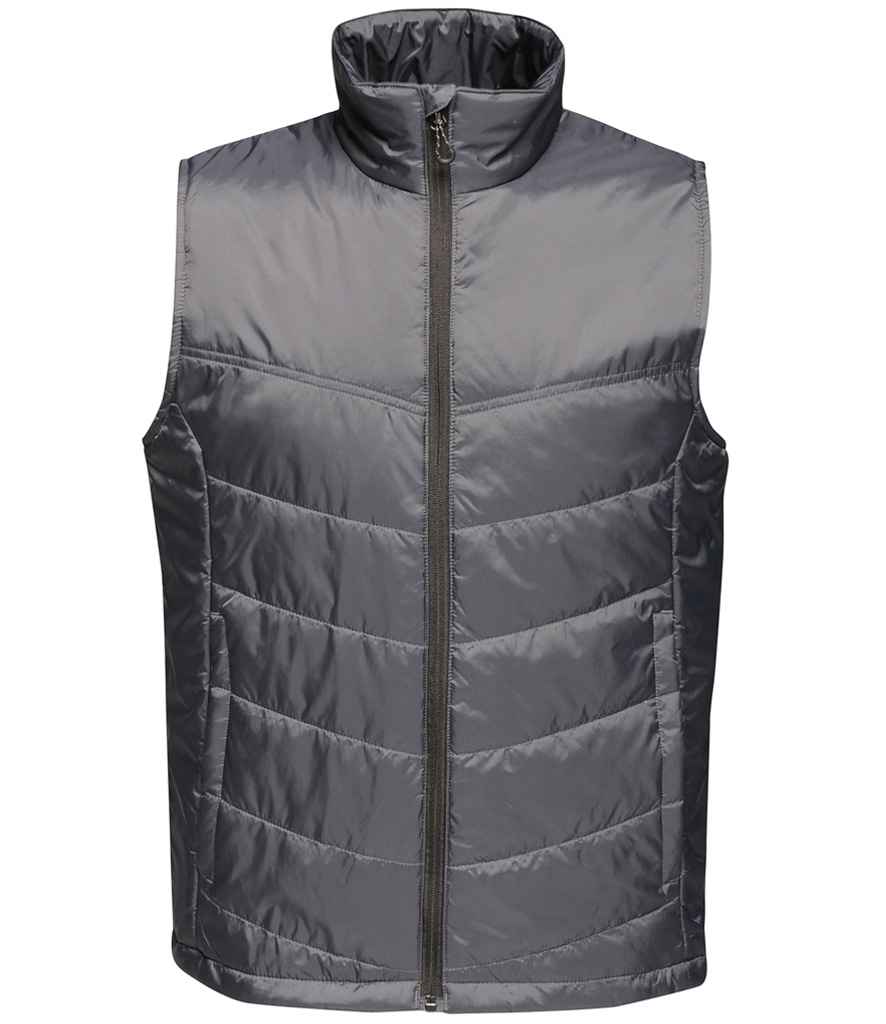 Regatta Professional RG217 Seal Grey Front - Bodywarmer Ready to be Embroidered and Printed by Custard Workwear - Cheap Personalised and Customised Workwear in Nottinghamshire, Derbyshire and Leicestershire