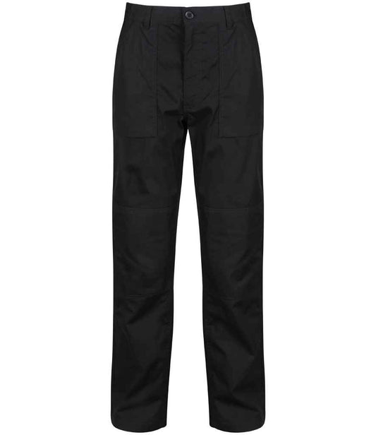 Regatta Professional RG232 Black Front - Trousers Ready to be  by Custard Workwear - Cheap Personalised and Customised Workwear in Nottinghamshire, Derbyshire and Leicestershire